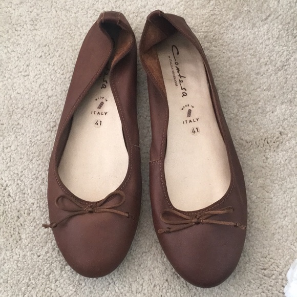 Contesa Shoes Contessa Dark Brown Ballet Flats Size 4 Fits 9 Poshmark
